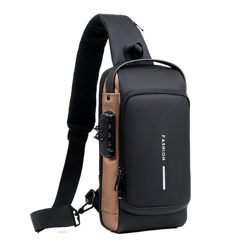 Mochila Anti-Furto com Senha USB Slim Bag - Rei Das Novidades 